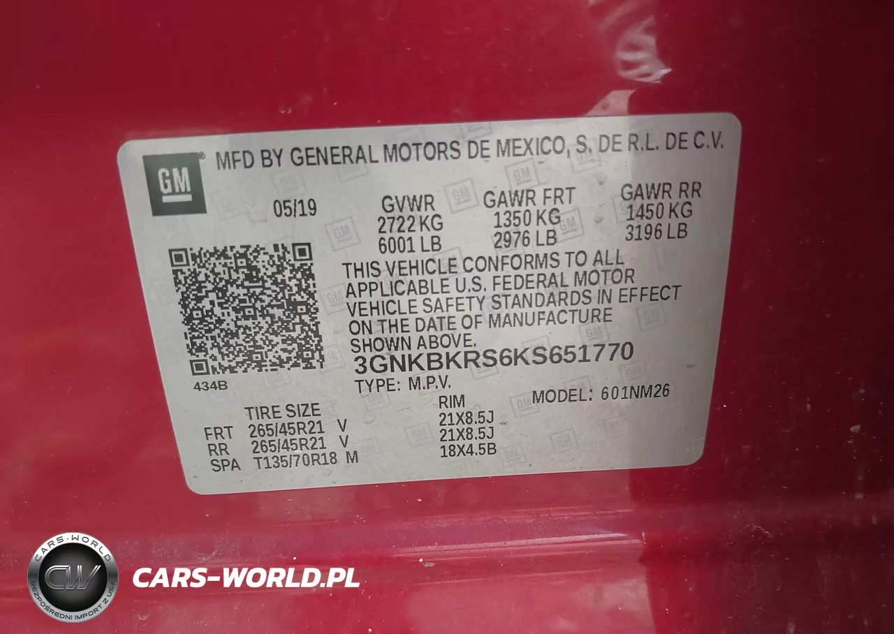 2019 Chevrolet Blazer Premier VIN:3GNKBKRS6KS651770 - 9