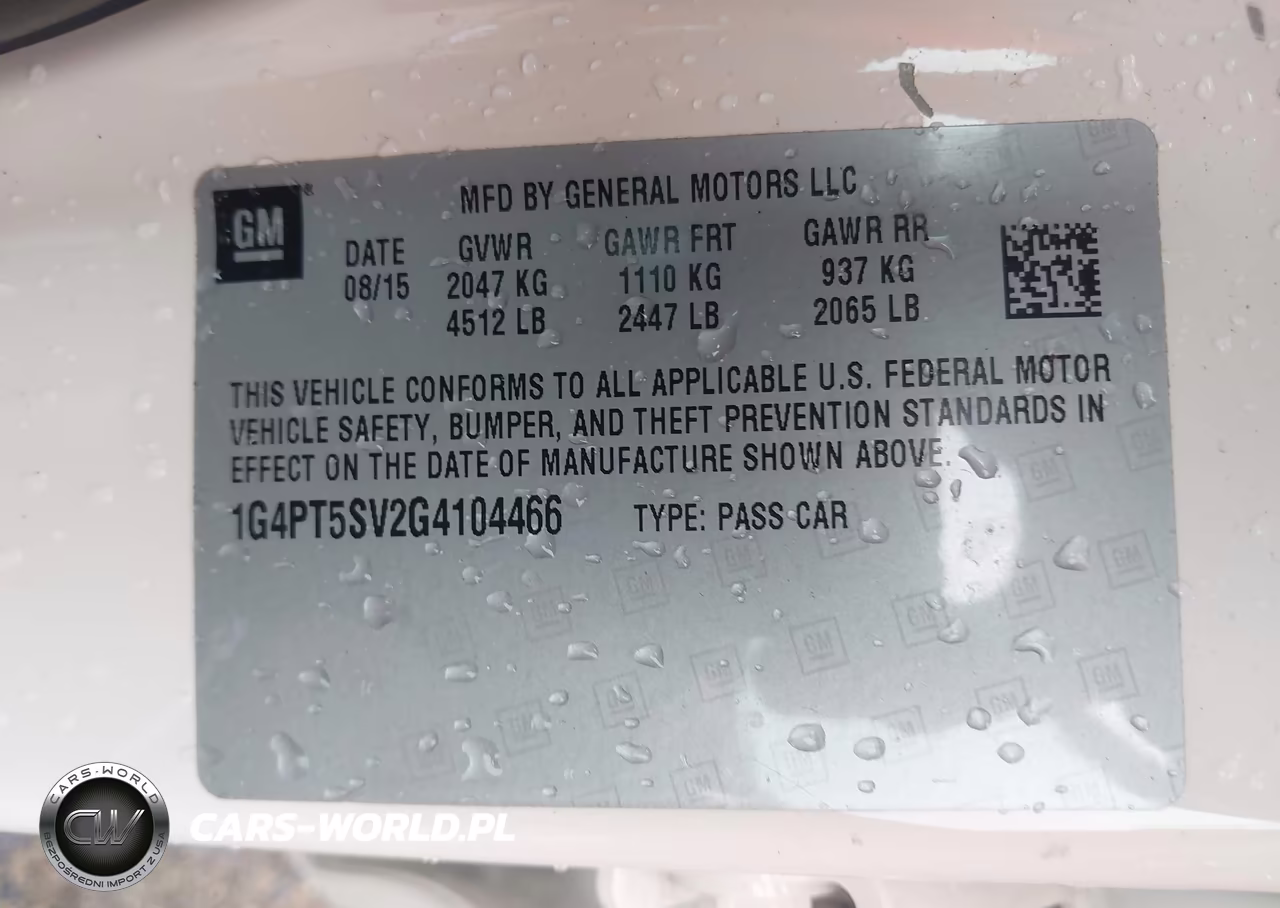2016 Buick Verano Premium Turbo Group VIN:1G4PT5SV2G4104466 - 9