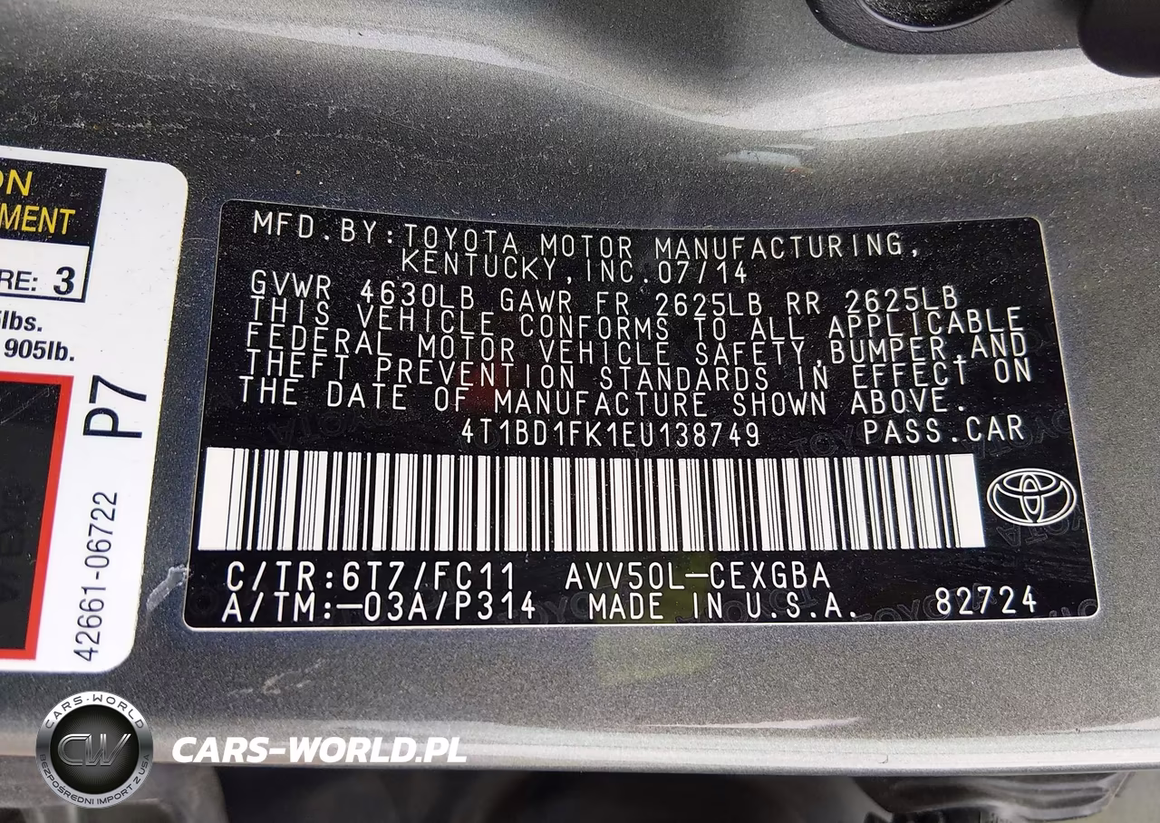 2014 Toyota Camry Hybrid Xle VIN:4T1BD1FK1EU138749 - 9