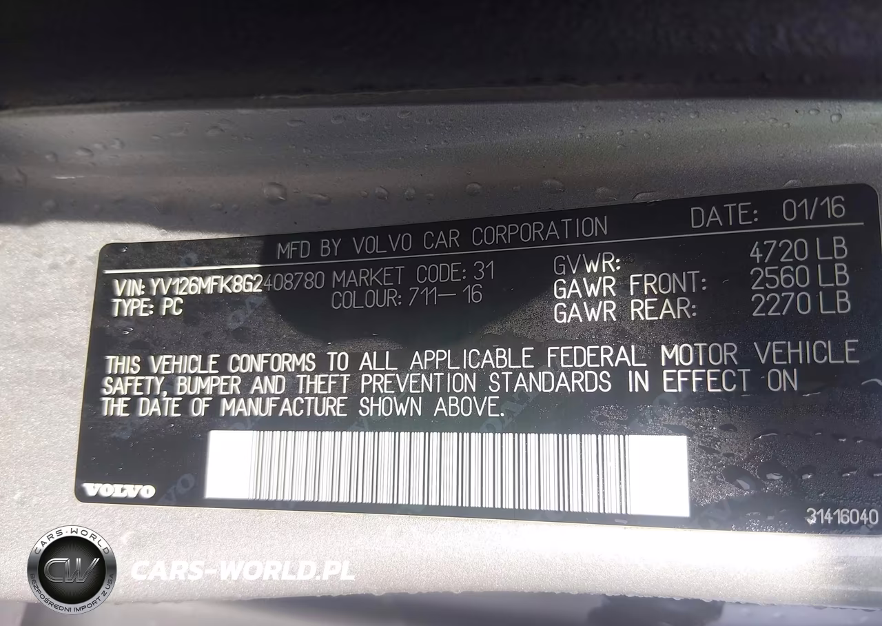 2016 Volvo S60 T5 Drive-E Premier VIN:YV126MFK8G2408780 - 9