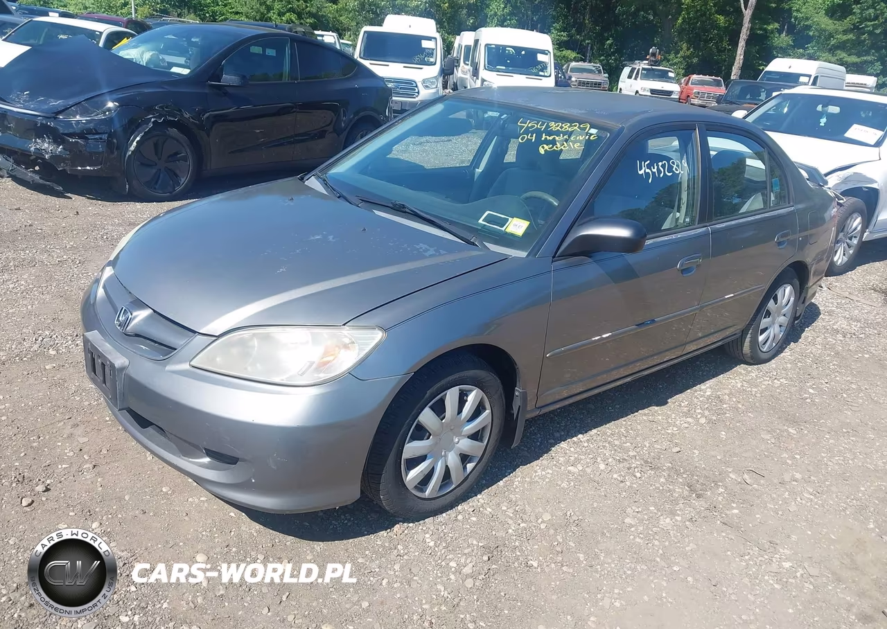 2004 Honda Civic Lx VIN:2HGES16574H524371 - 2