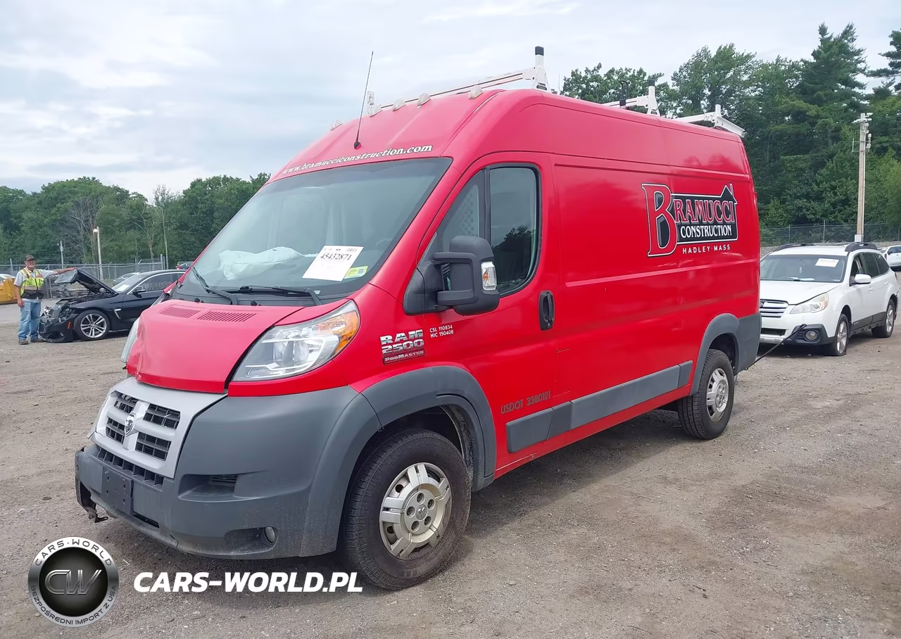 2014 Ram Promaster 2500 High Roof VIN:3C6TRVCG4EE105896 - 2
