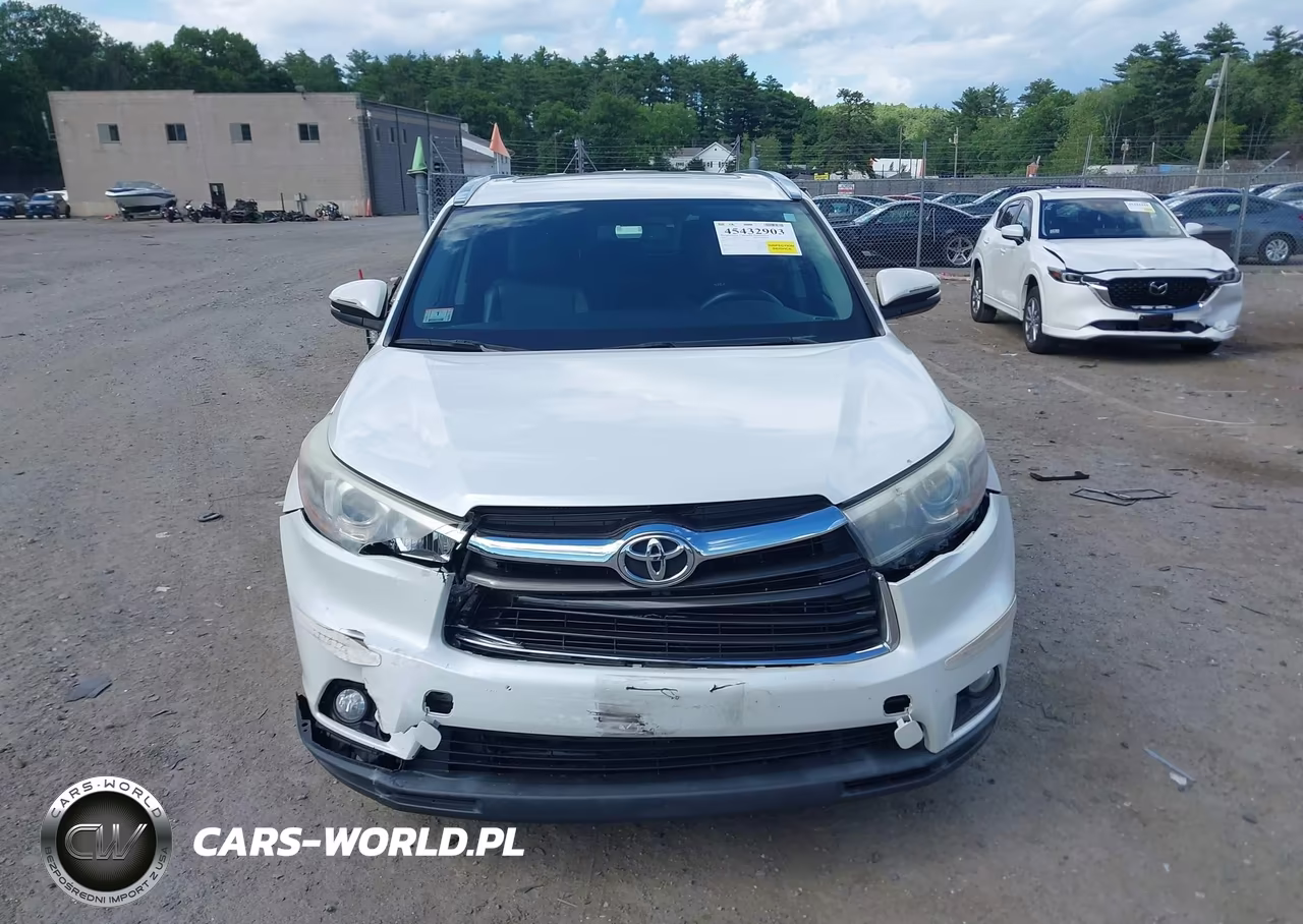 2015 Toyota Highlander Xle V6 VIN:5TDJKRFH4FS192576 - 12