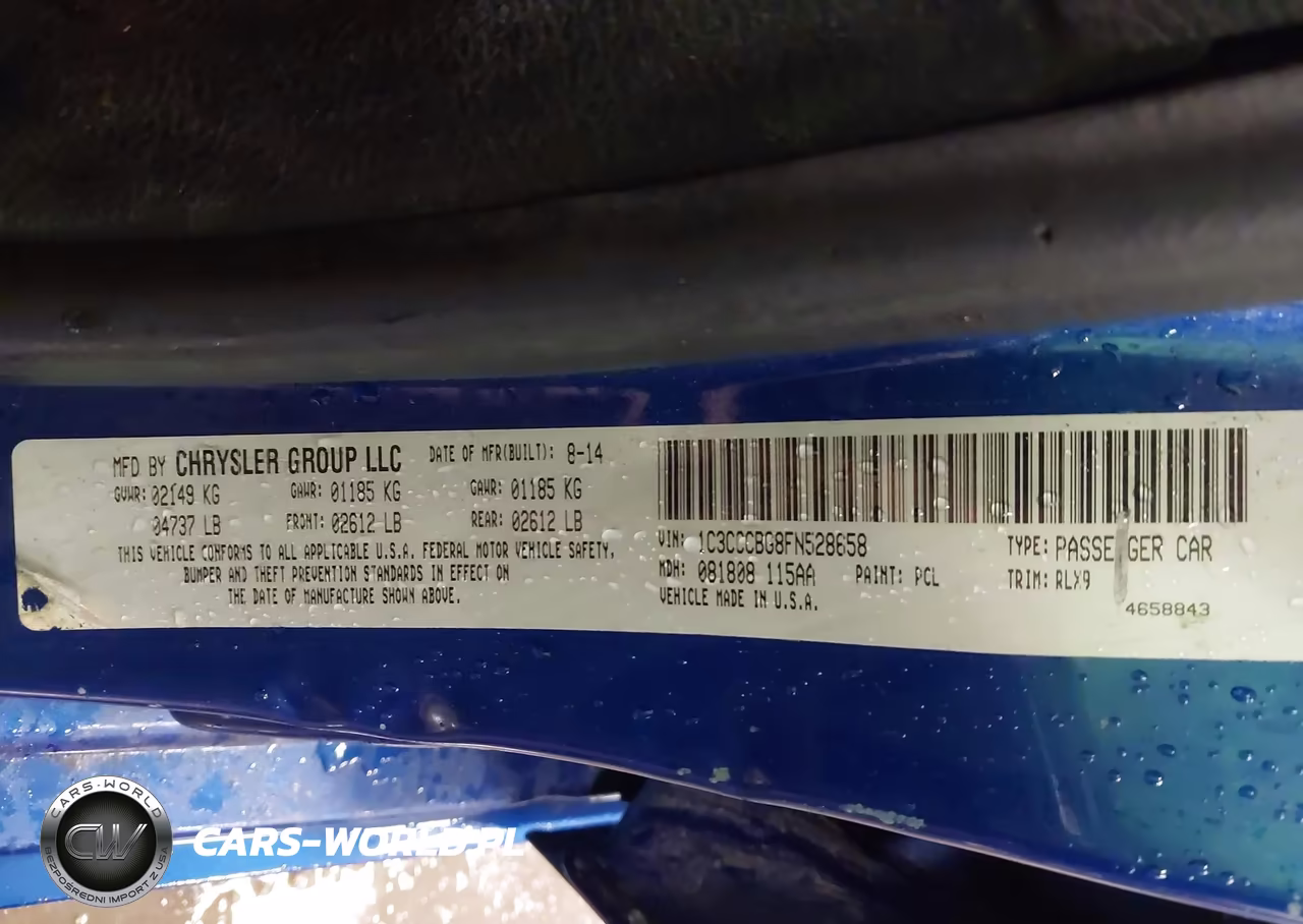 2015 Chrysler 200 S VIN:1C3CCCBG8FN528658 - 9