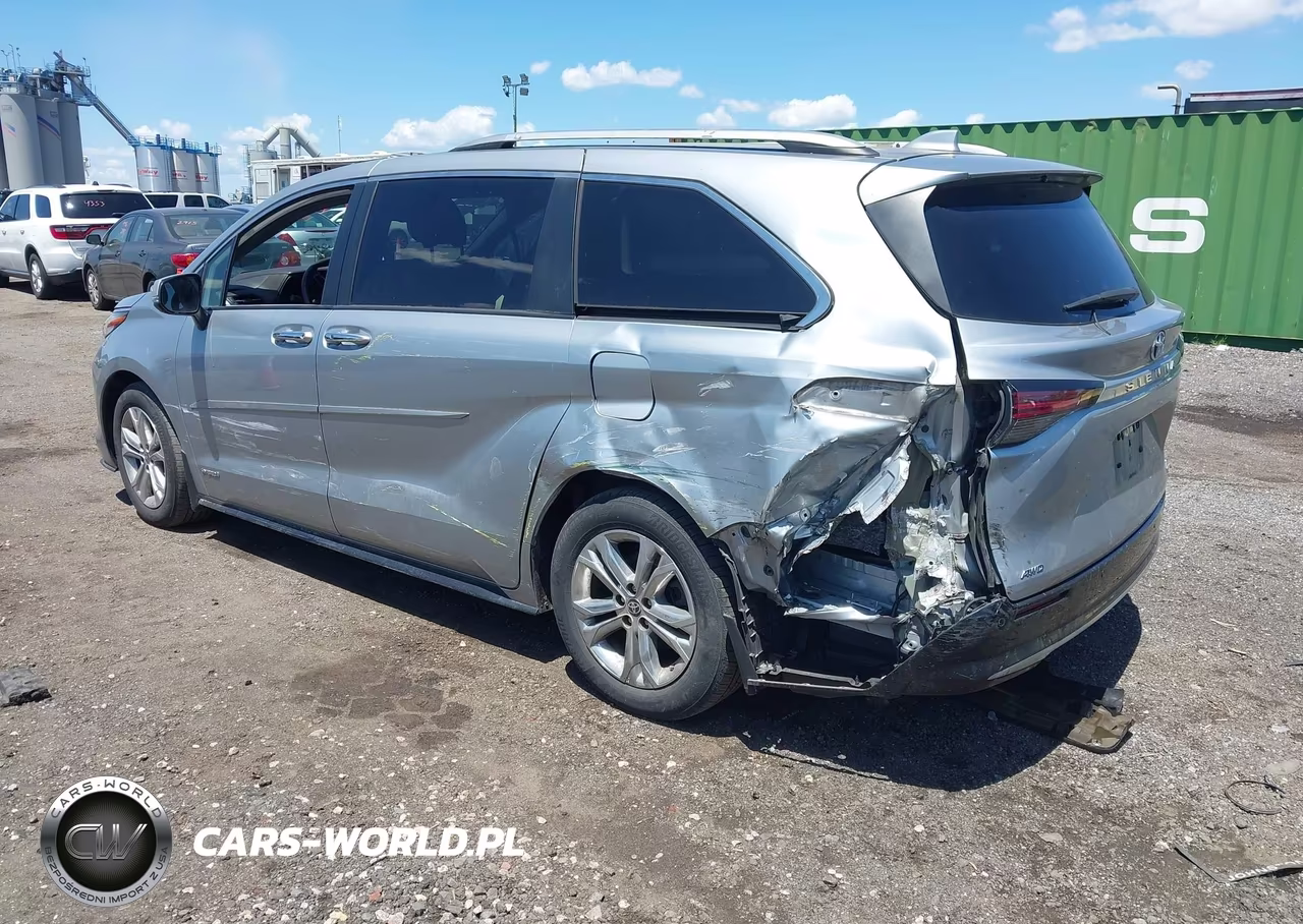 2021 Toyota Sienna Platinum VIN:5TDESKFC1MS013016 - 3