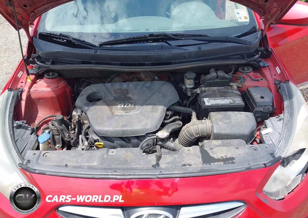 2012 Hyundai Accent Gls VIN:KMHCU4AE4CU263670 - 10