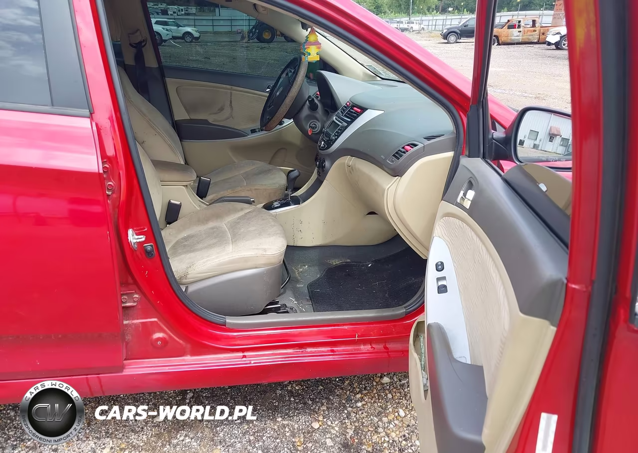 2012 Hyundai Accent Gls VIN:KMHCU4AE4CU263670 - 5