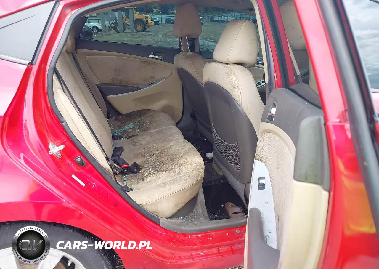 2012 Hyundai Accent Gls VIN:KMHCU4AE4CU263670 - 8