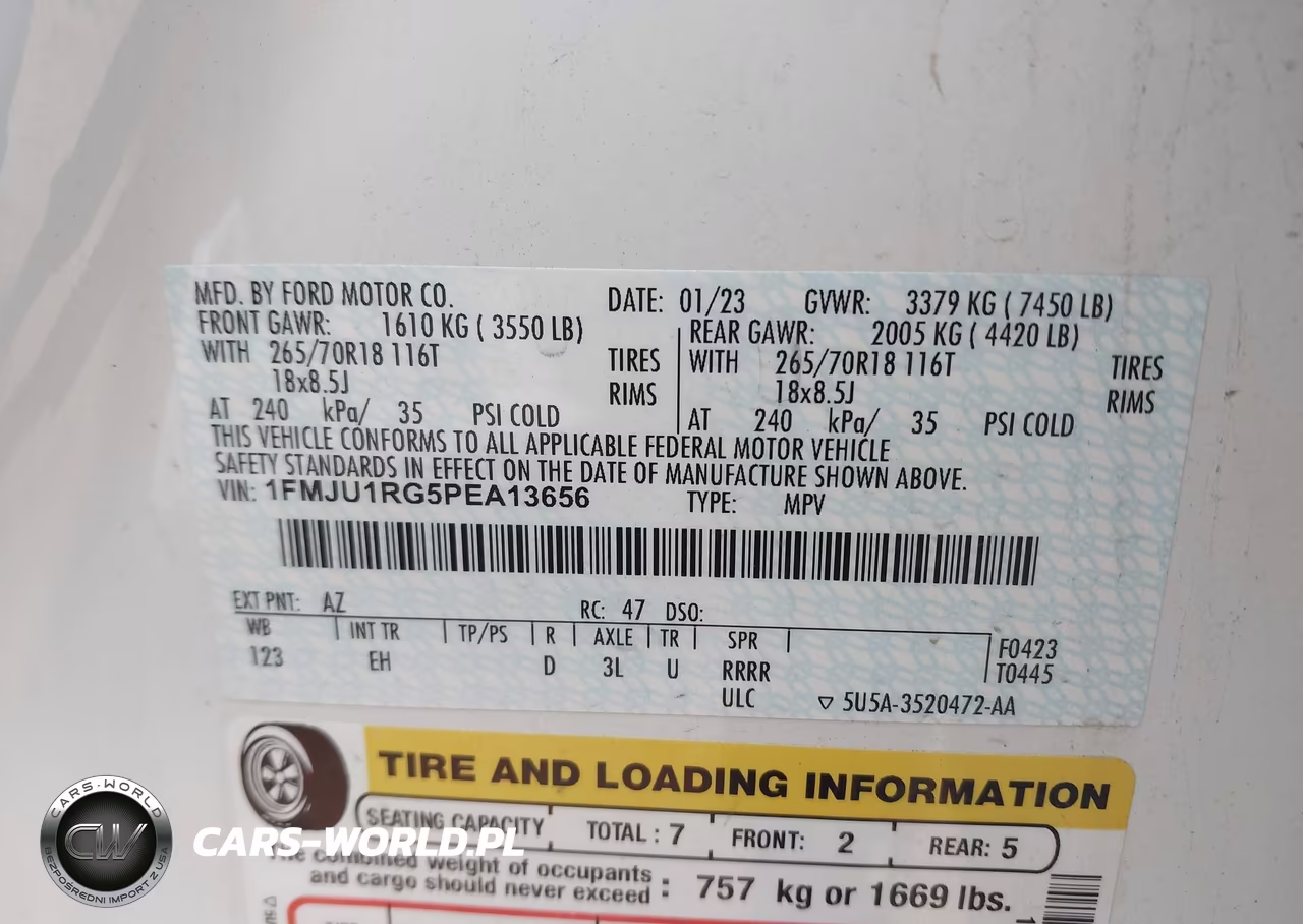 2023 Ford Expedition Timberline VIN:1FMJU1RG5PEA13656 - 9
