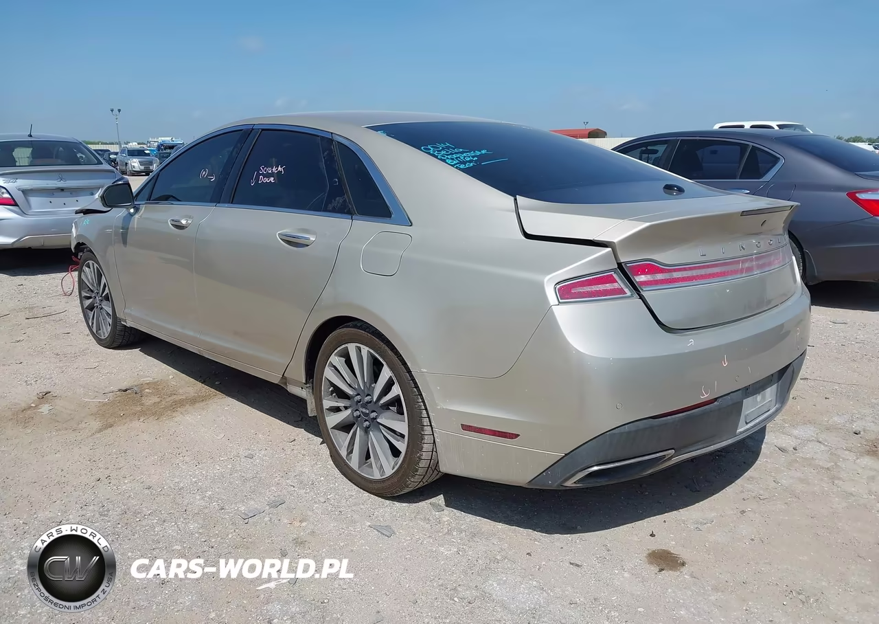 2017 Lincoln Mkz Hybrid Select VIN:3LN6L5LU2HR625052 - 3