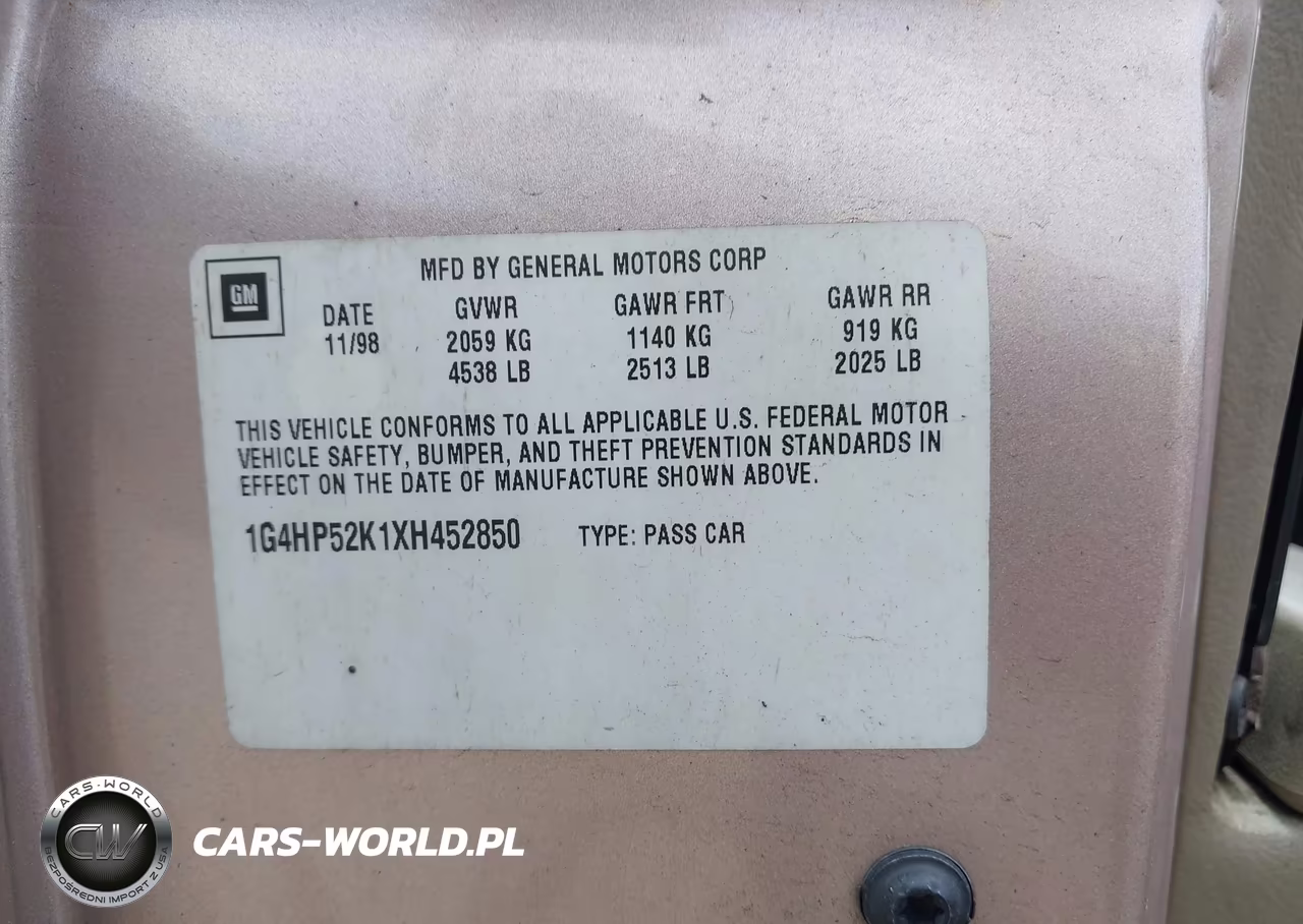 1999 Buick Lesabre Custom VIN:1G4HP52K1XH452850 - 9
