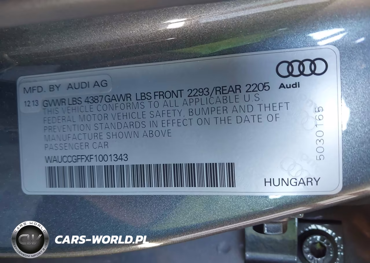 2015 Audi A3 1.8T Premium VIN:WAUCCGFFXF1001343 - 9