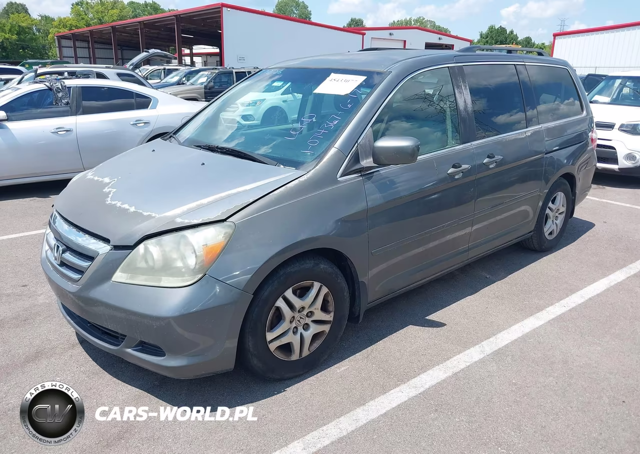 2007 Honda Odyssey Ex VIN:5FNRL38417B074367 - 2