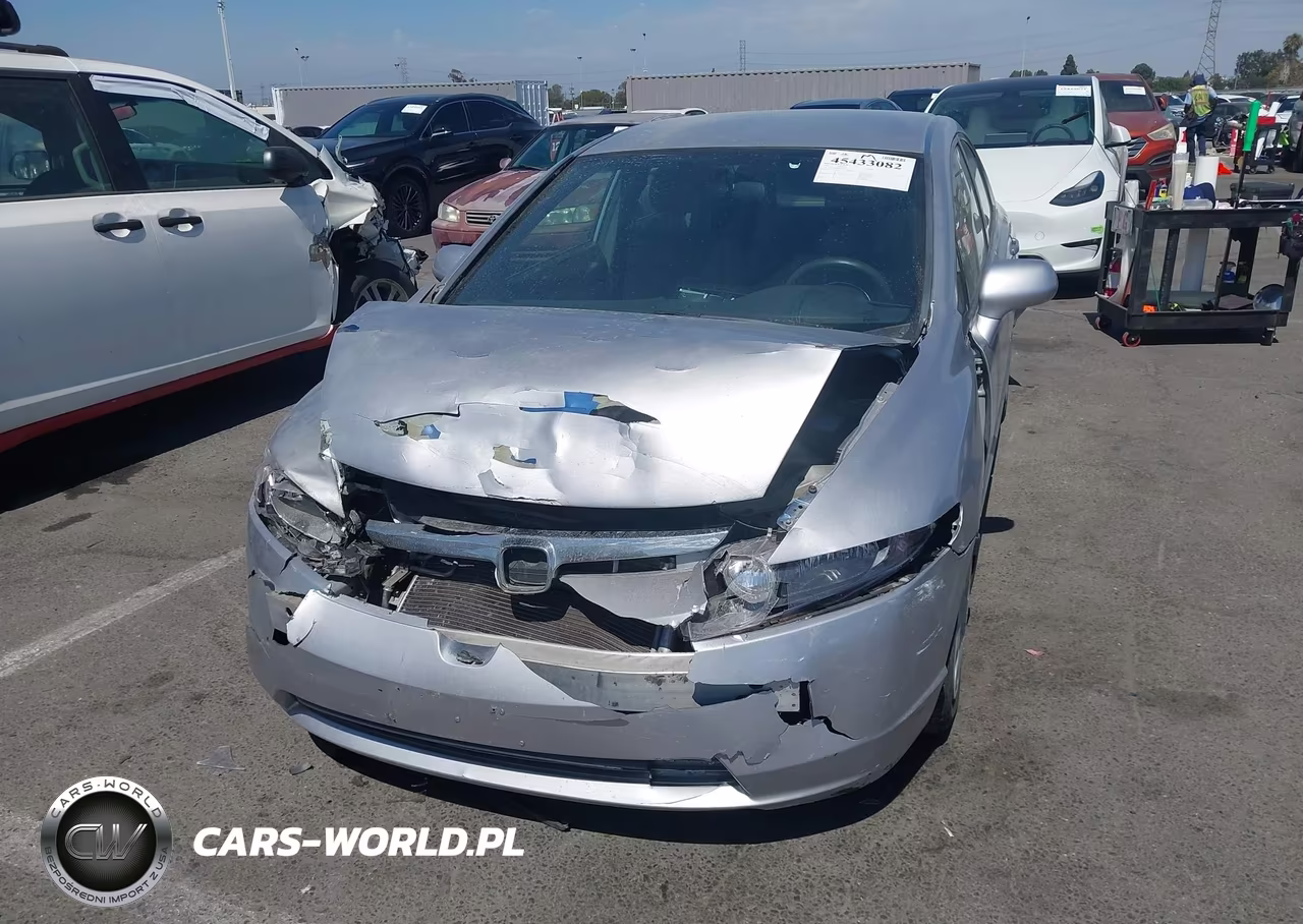 2007 Honda Civic Lx VIN:2HGFA16597H313992 - 6