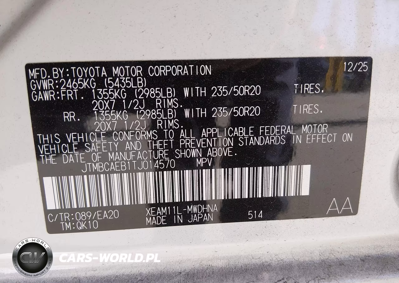 2026 Toyota Bz Limited VIN:JTMBCAEB1TJ014570 - 9