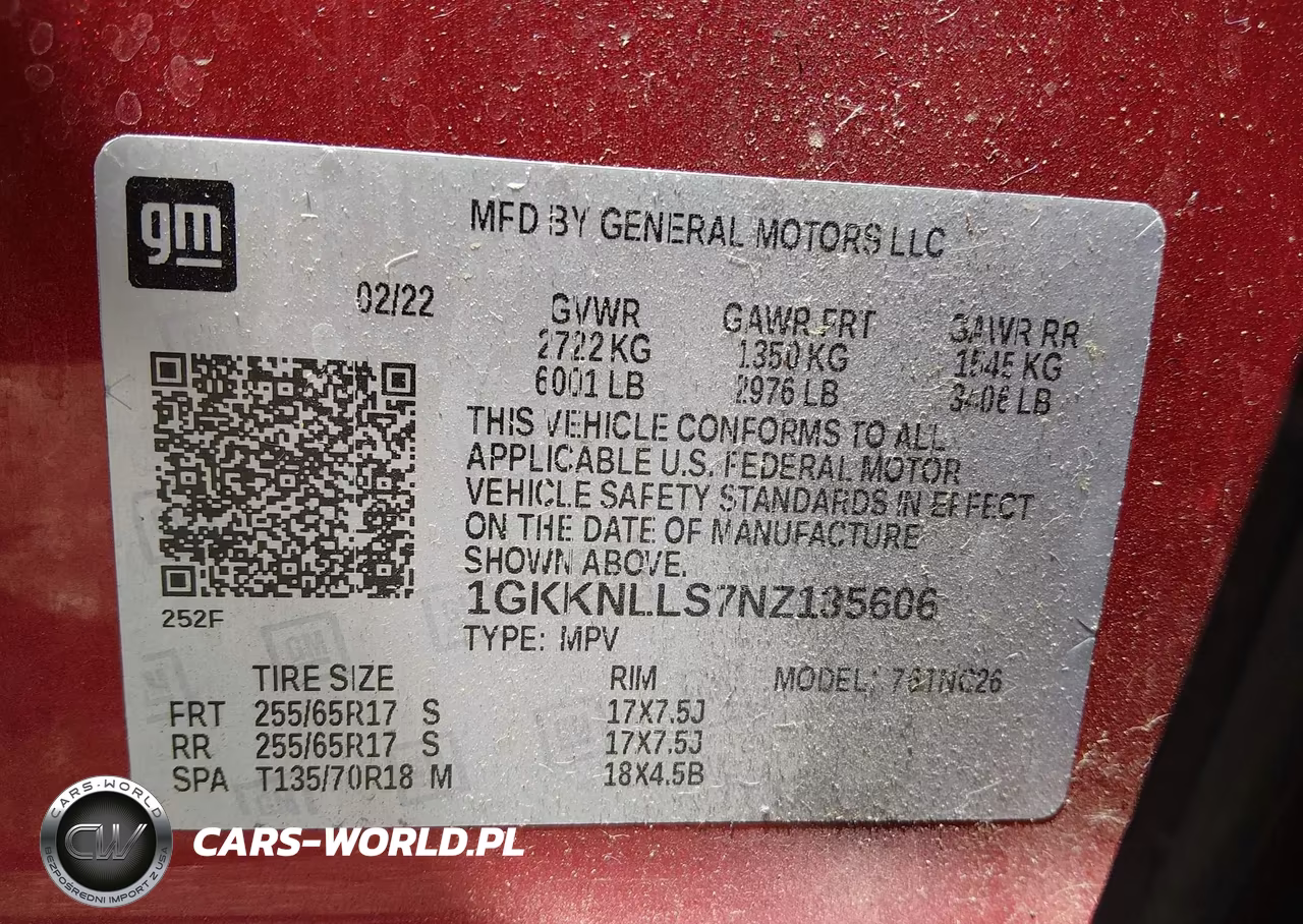 2022 GMC Acadia Awd At4 VIN:1GKKNLLS7NZ135606 - 9