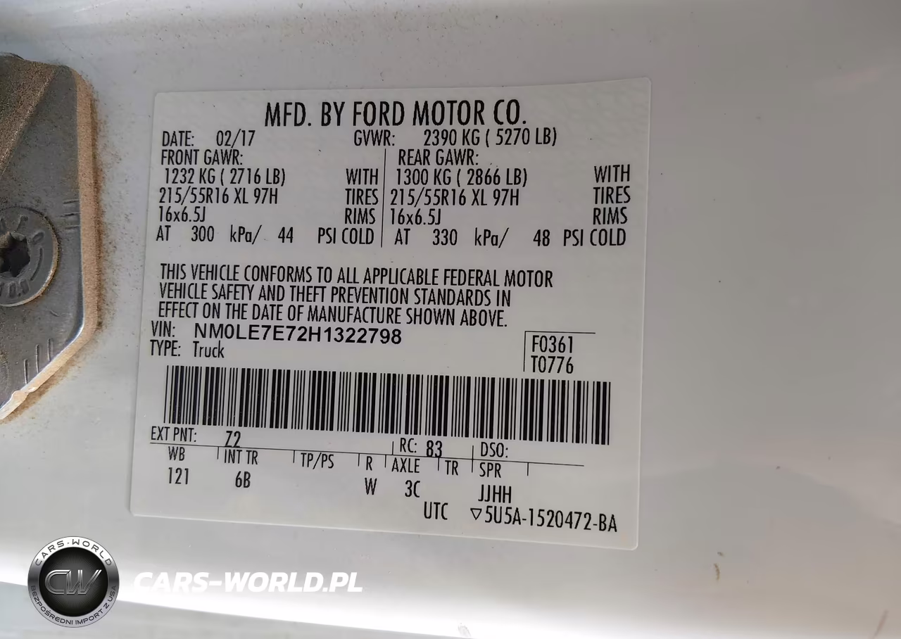2017 Ford Transit Connect Xl VIN:NM0LE7E72H1322798 - 9