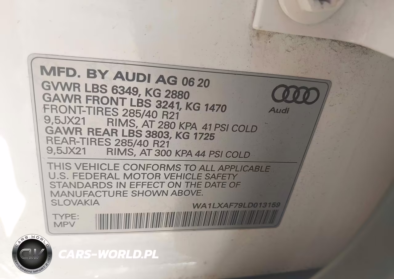 2020 Audi Q7 Premium Plus 55 Tfsi Quattro Tiptronic VIN:WA1LXAF79LD013159 - 9