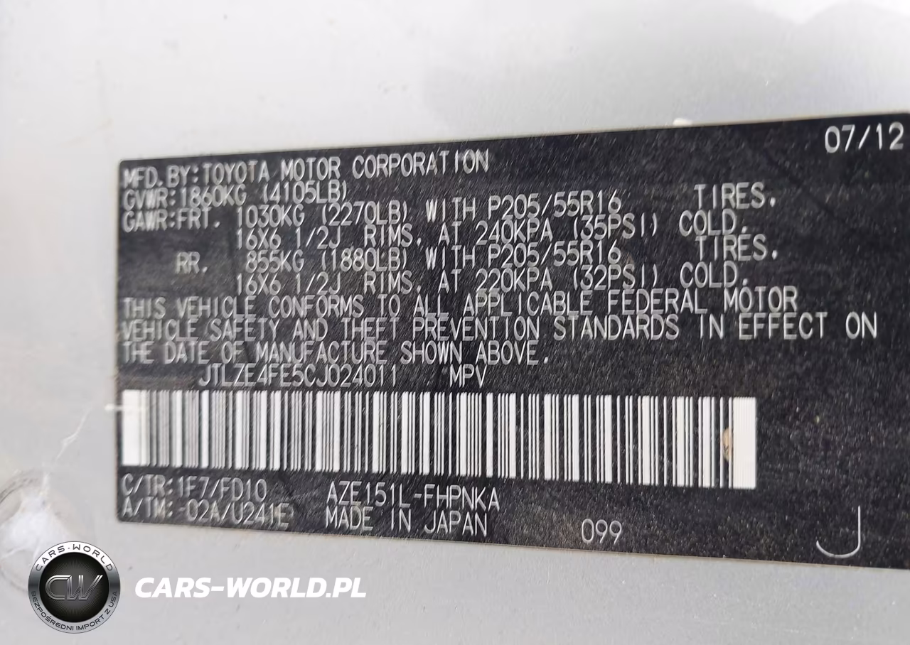 2012 Scion Xb VIN:JTLZE4FE5CJ024011 - 9