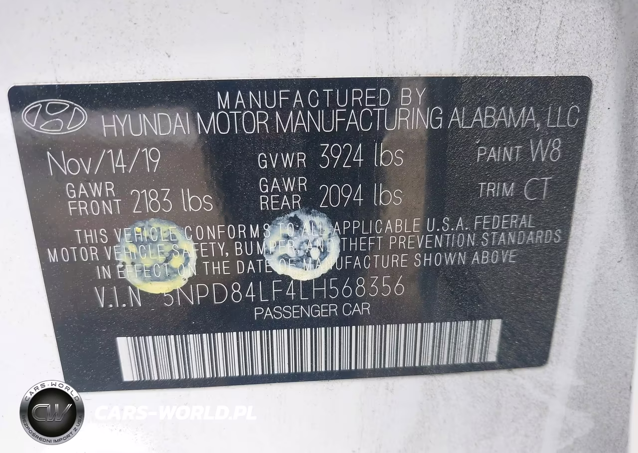 2020 Hyundai Elantra Sel VIN:5NPD84LF4LH568356 - 9