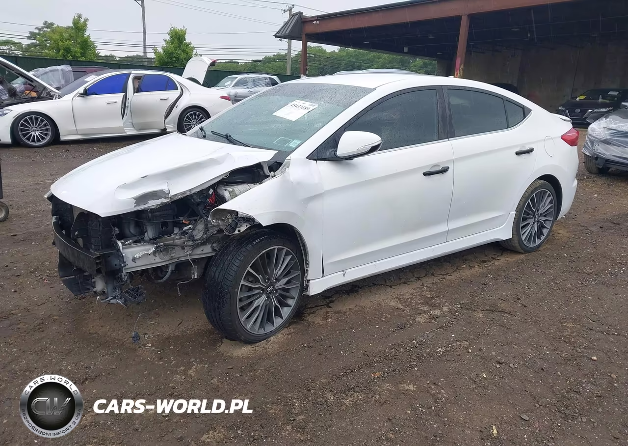2017 Hyundai Elantra Sport VIN:KMHD04LB4HU345716 - 2