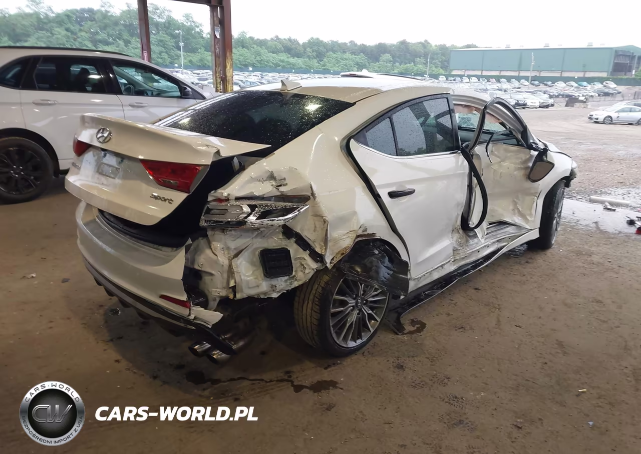 2017 Hyundai Elantra Sport VIN:KMHD04LB4HU345716 - 4