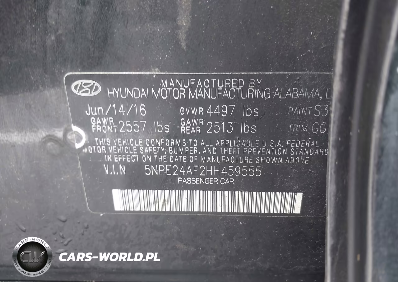 2017 Hyundai Sonata Se VIN:5NPE24AF2HH459555 - 9
