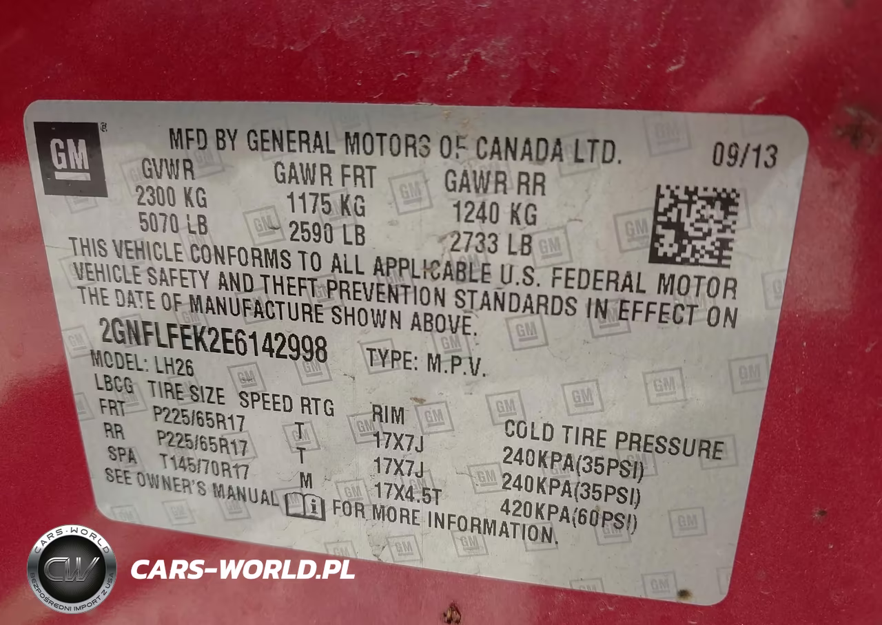 2014 Chevrolet Equinox Lt VIN:2GNFLFEK2E6142998 - 9