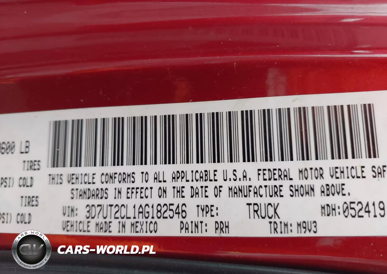 2010 Dodge Ram 2500 Slt VIN:3D7UT2CL1AG182546 - 9