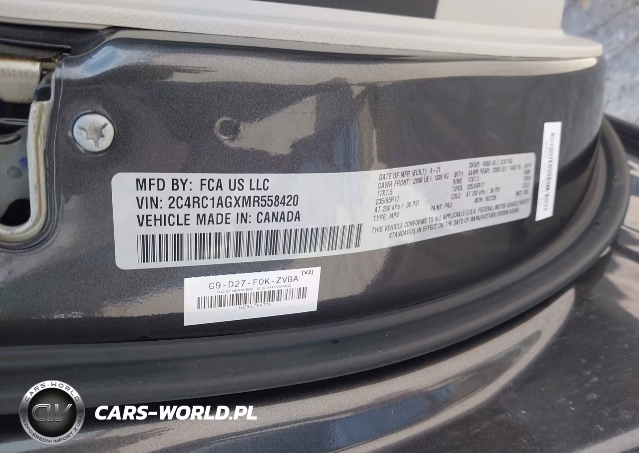 2021 Chrysler Voyager L VIN:2C4RC1AGXMR558420 - 9