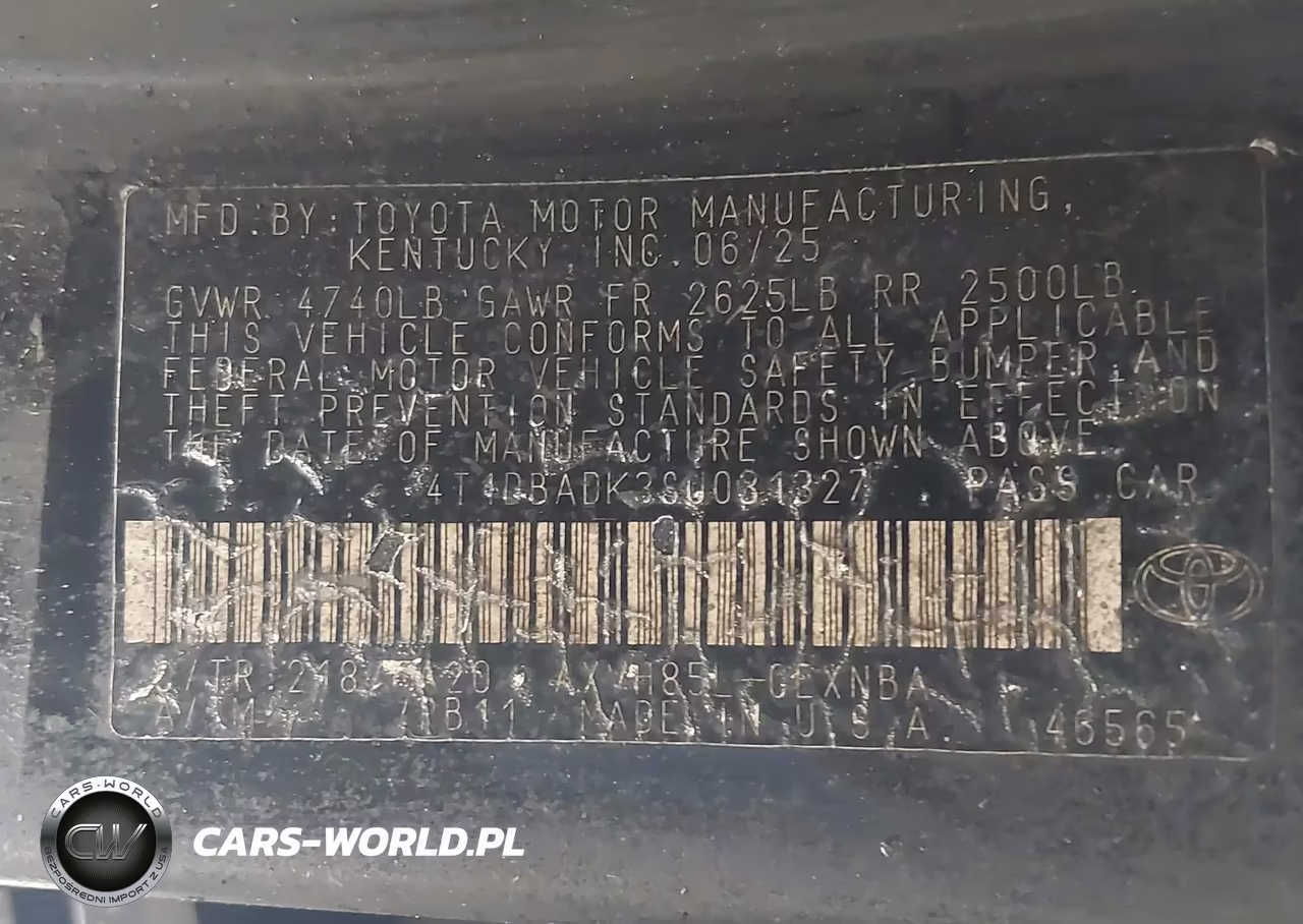 2025 Toyota Camry Le VIN:4T1DBADK3SU031327 - 9