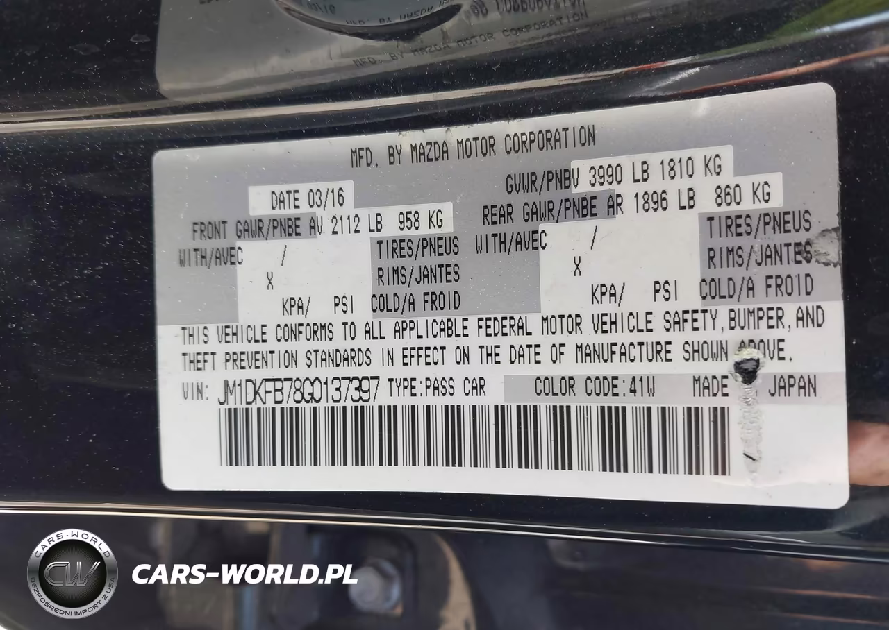 2016 Mazda Cx-3 Sport VIN:JM1DKFB78G0137397 - 9