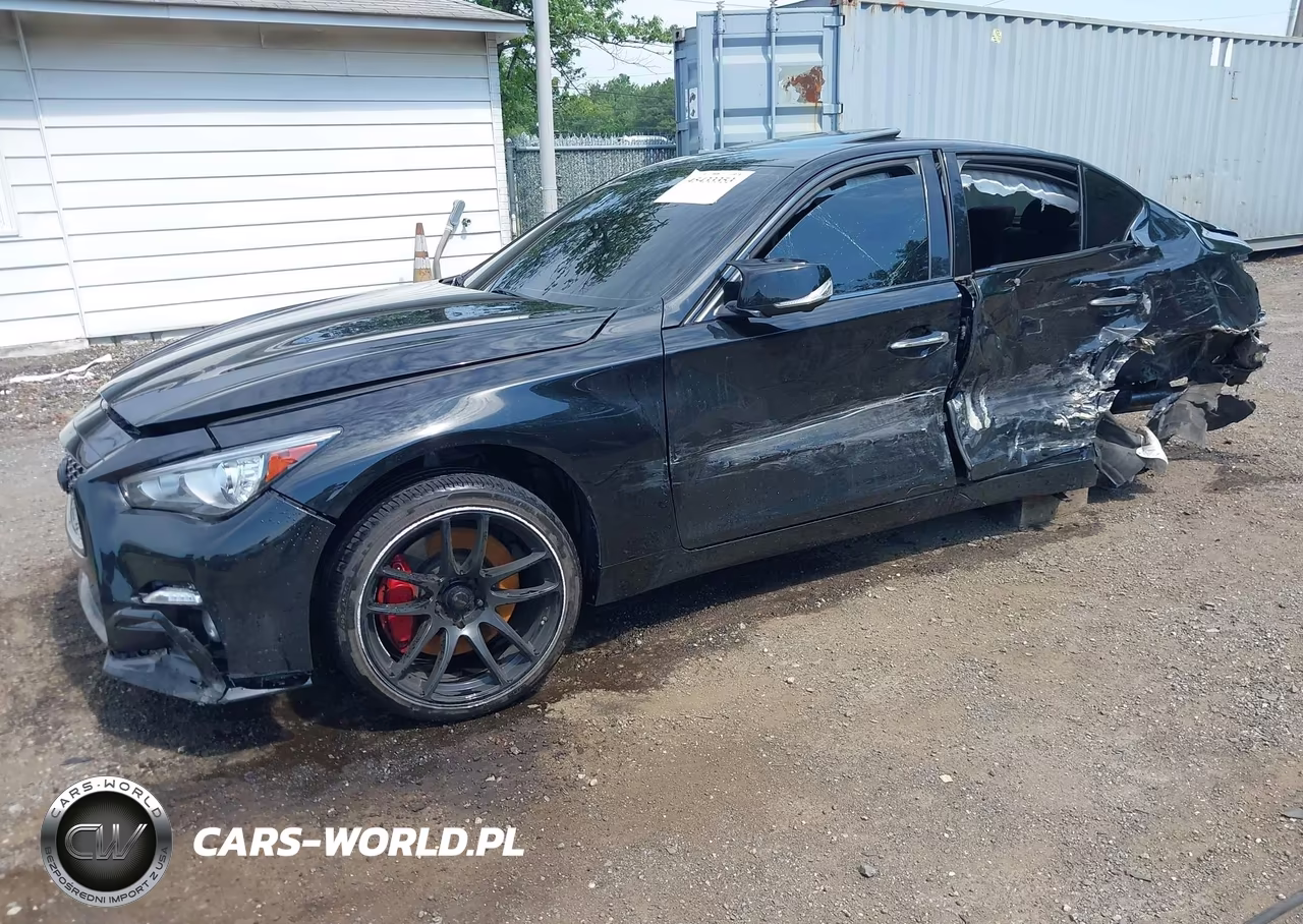 2021 Infiniti Q50 Red Sport 400 Awd VIN:JN1FV7DR3MM880481 - 2