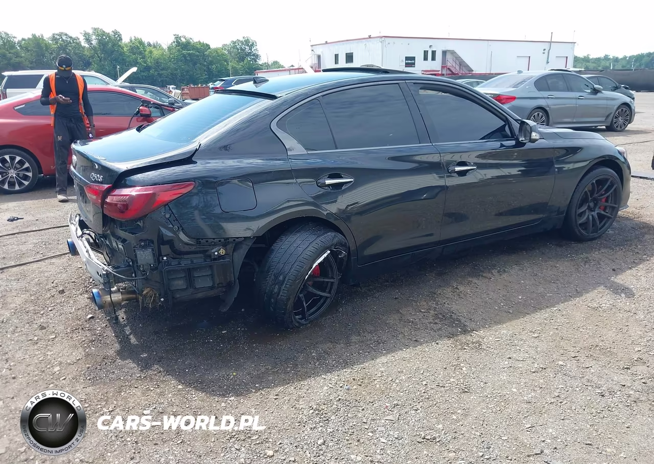 2021 Infiniti Q50 Red Sport 400 Awd VIN:JN1FV7DR3MM880481 - 4