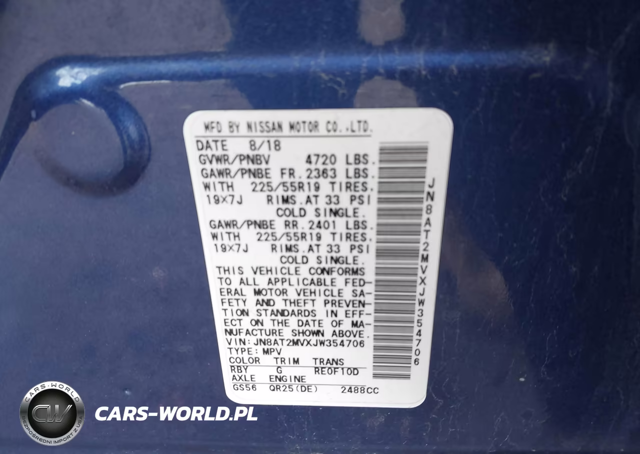 2018 Nissan Rogue Sl VIN:JN8AT2MVXJW354706 - 9