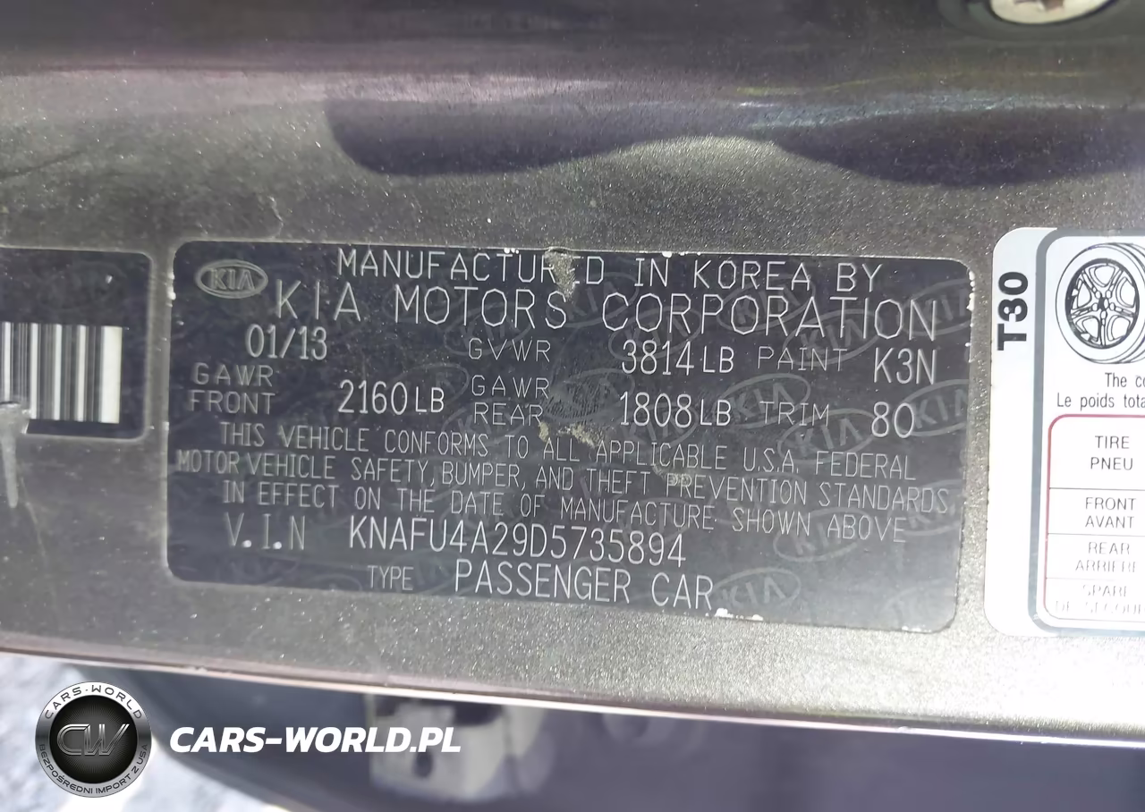 2013 Kia Forte Ex VIN:KNAFU4A29D5735894 - 9