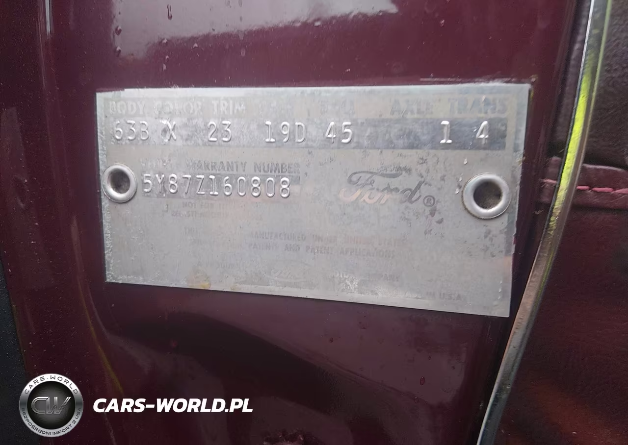 1965 Ford Thunderbird VIN:5Y87Z160808 - 9