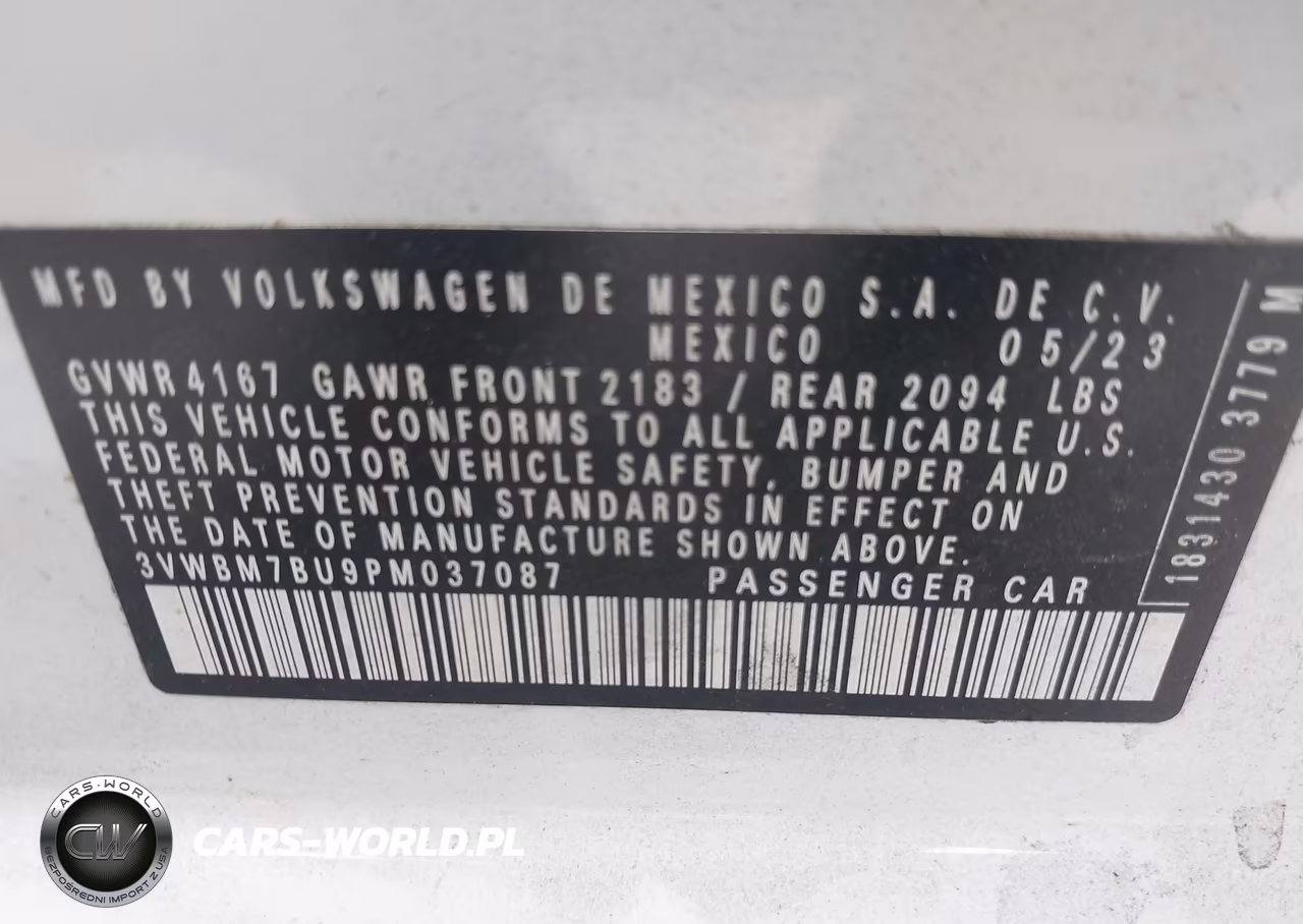 2023 Volkswagen Jetta 1.5T Sport VIN:3VWBM7BU9PM037087 - 9