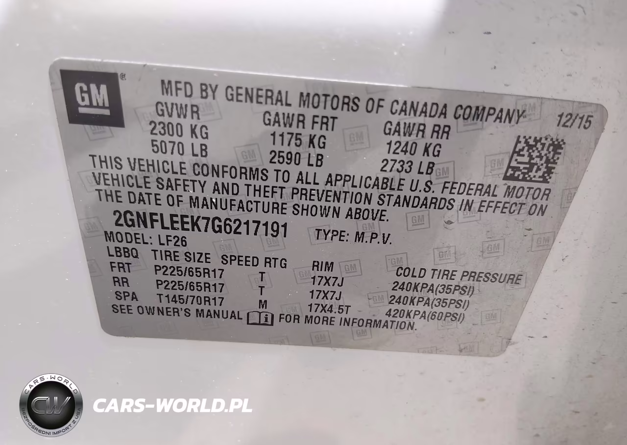 2016 Chevrolet Equinox Ls VIN:2GNFLEEK7G6217191 - 9