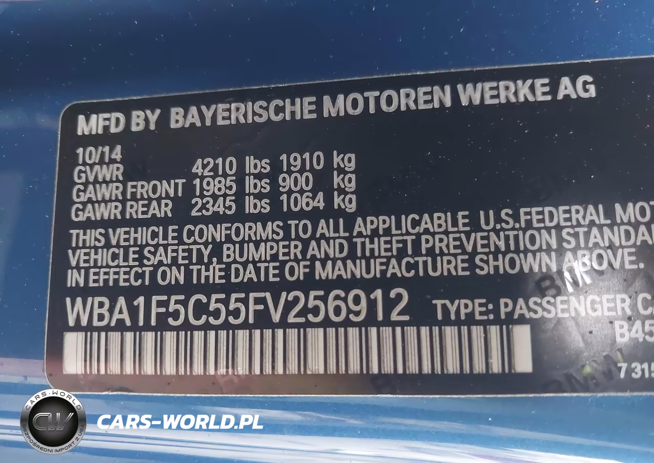2015 BMW 228I VIN:WBA1F5C55FV256912 - 9