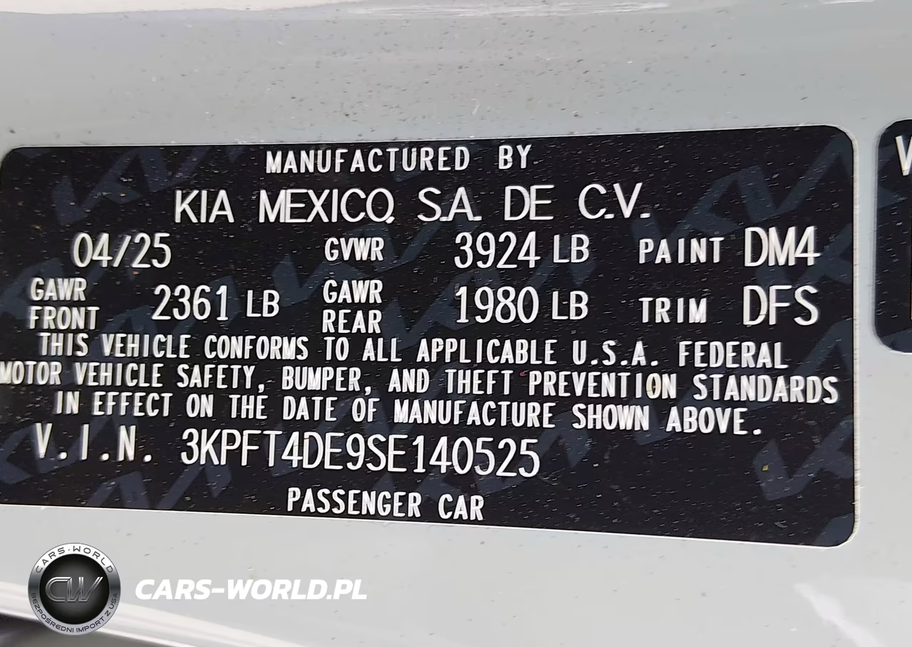 2025 Kia K4 Lxs VIN:3KPFT4DE9SE140525 - 9