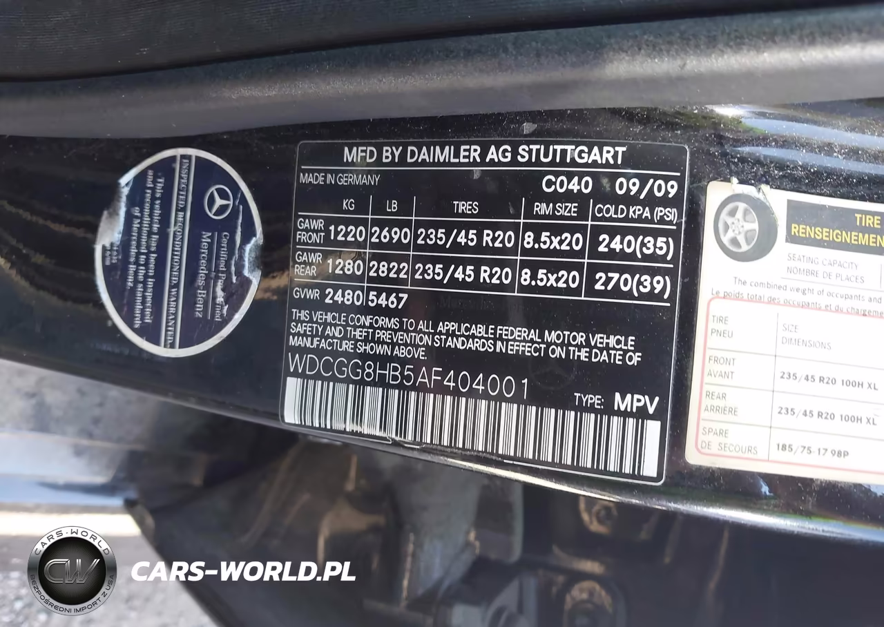 2010 Mercedes-Benz Glk 350 4Matic VIN:WDCGG8HB5AF404001 - 9