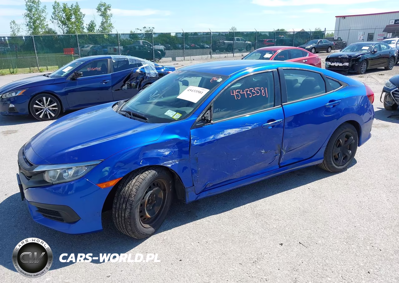 2016 Honda Civic Lx VIN:19XFC2F55GE245586 - 2