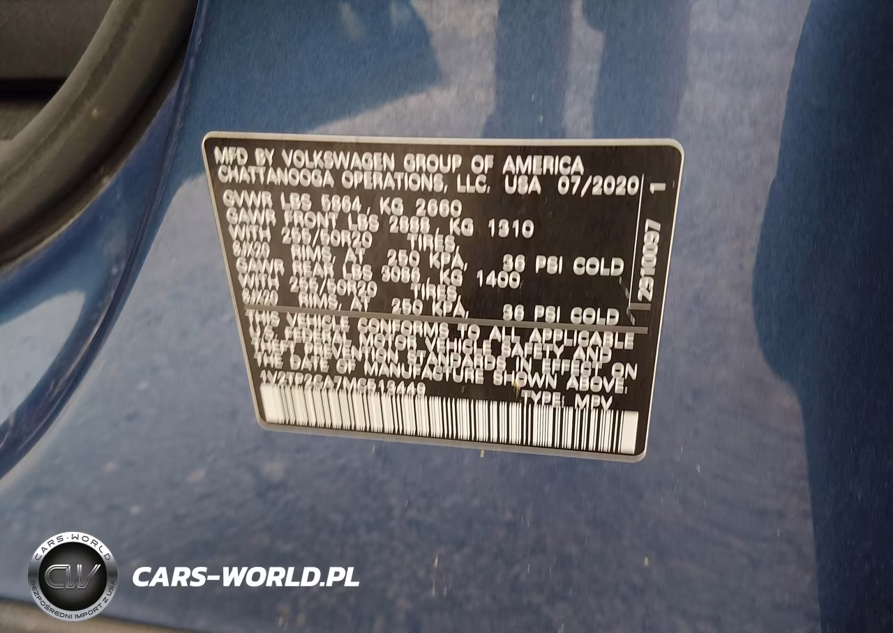 2021 Volkswagen Atlas 2.0T Sel Premium VIN:1V2TP2CA7MC513449 - 9