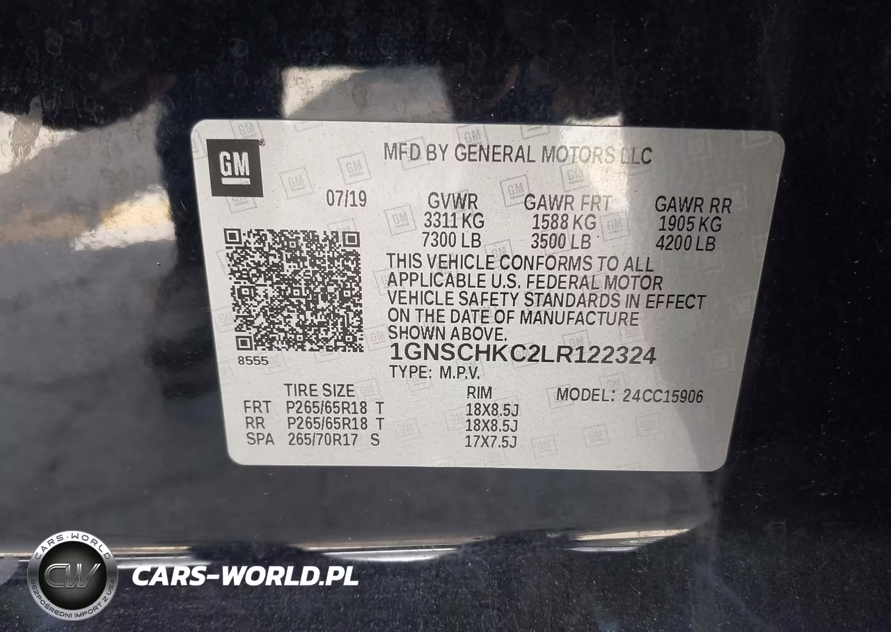 2020 Chevrolet Suburban 2Wd Lt VIN:1GNSCHKC2LR122324 - 9