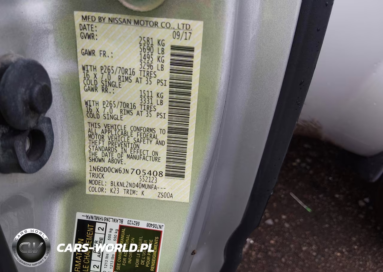 2018 Nissan Frontier Sv VIN:1N6DD0CW6JN705408 - 9