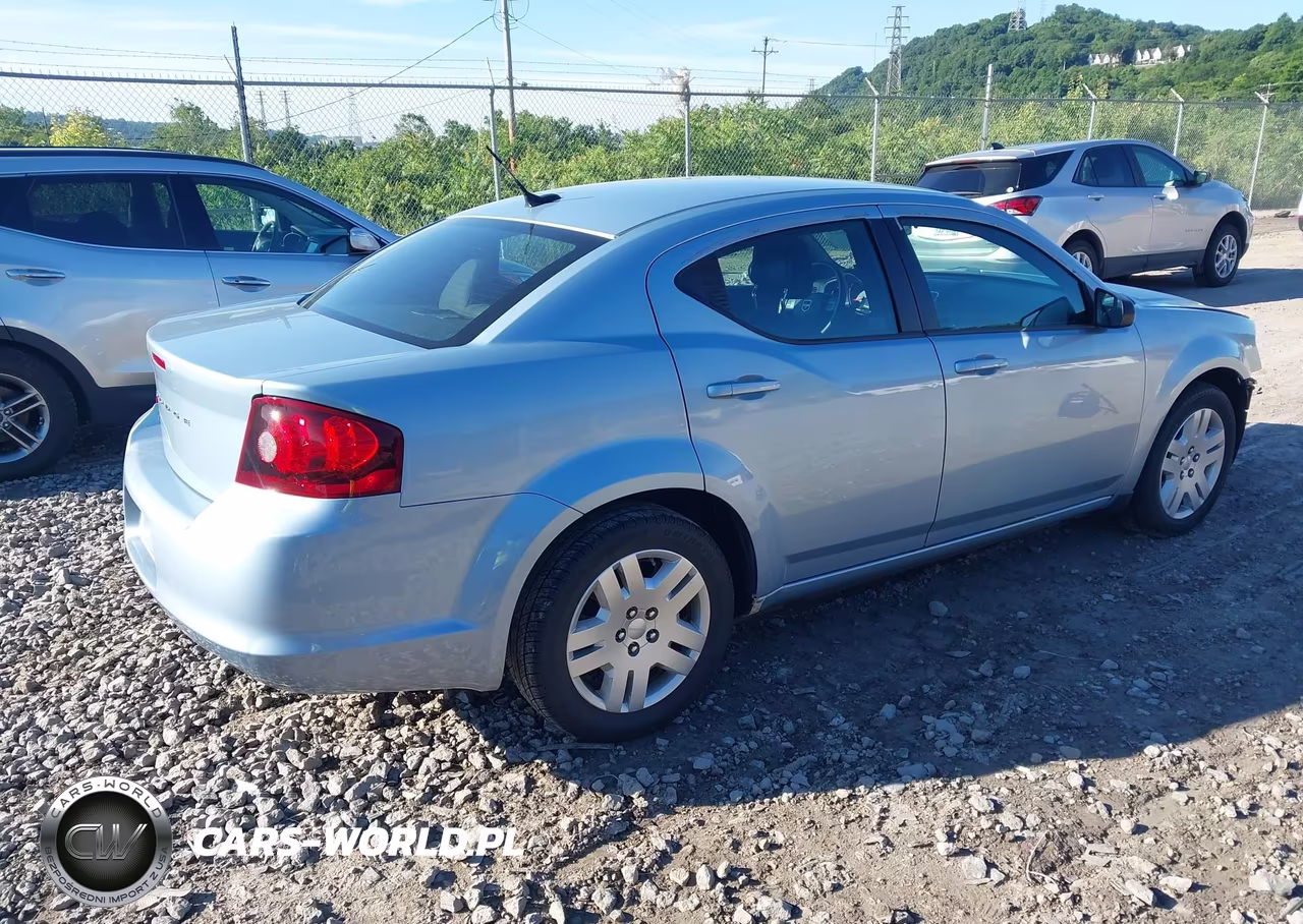 2013 Dodge Avenger Se VIN:1C3CDZAB2DN614339 - 4