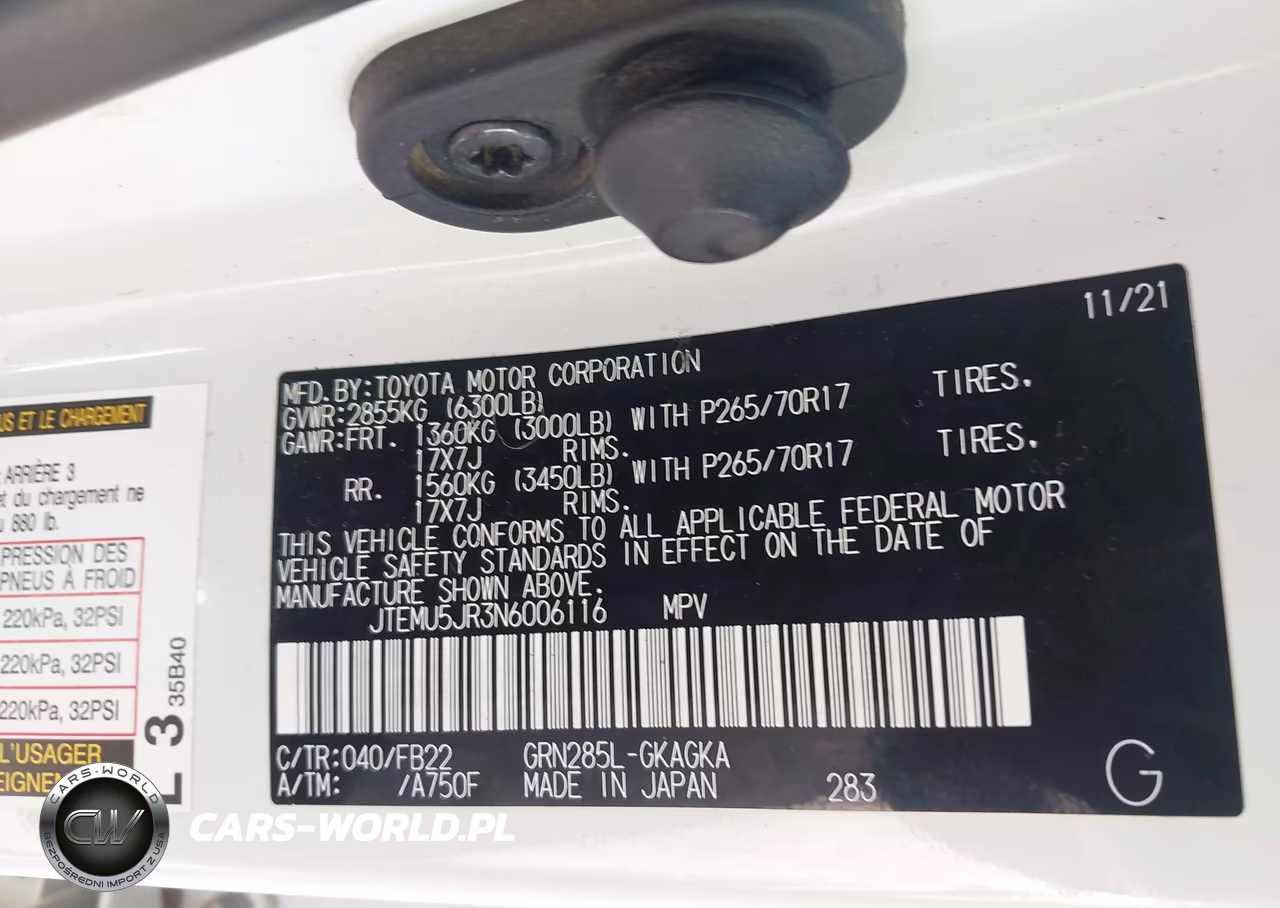 2022 Toyota 4Runner Sr5 VIN:JTEMU5JR3N6006116 - 9