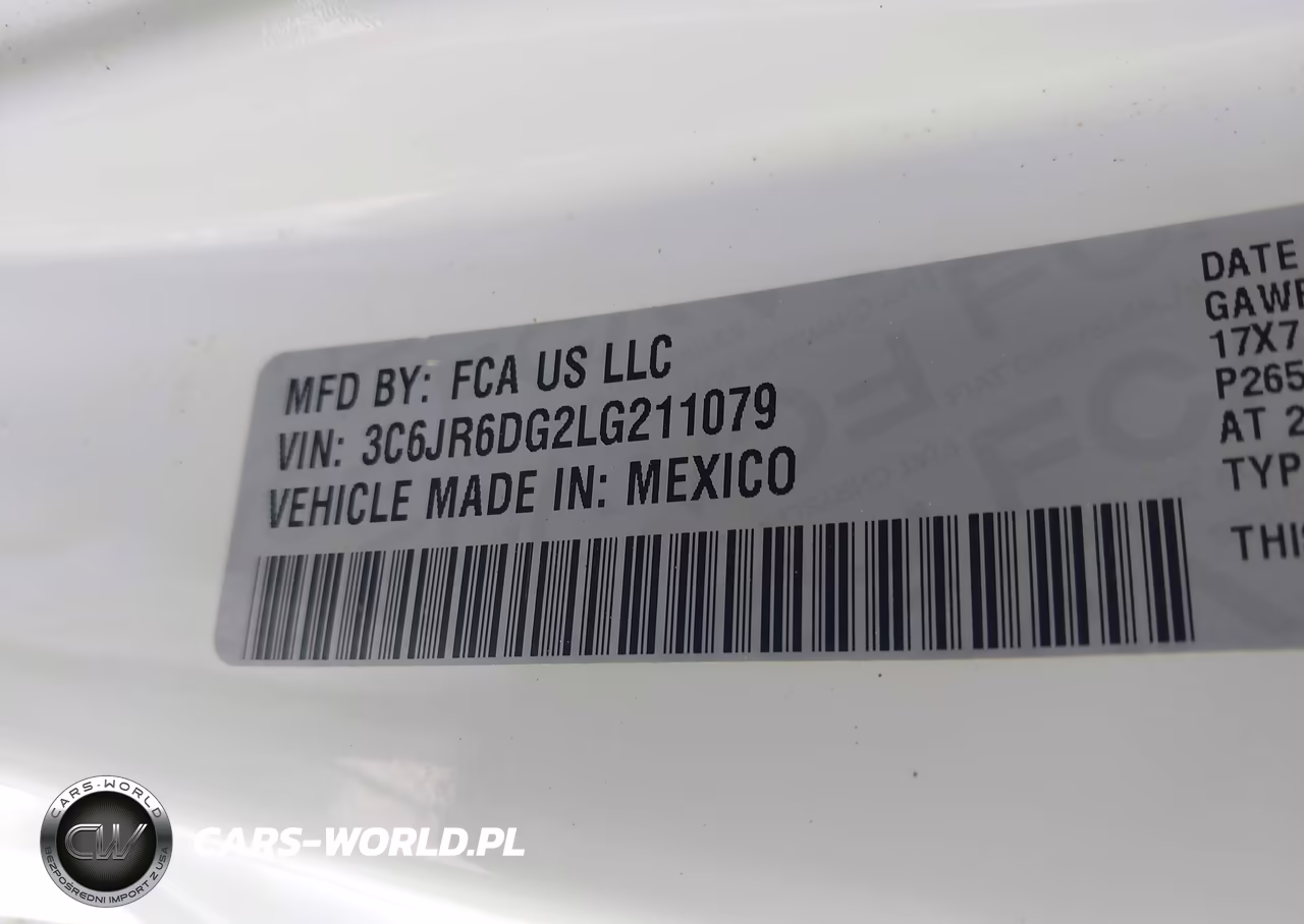2020 Ram 1500 Classic Tradesman 4X2 8' Box VIN:3C6JR6DG2LG211079 - 9