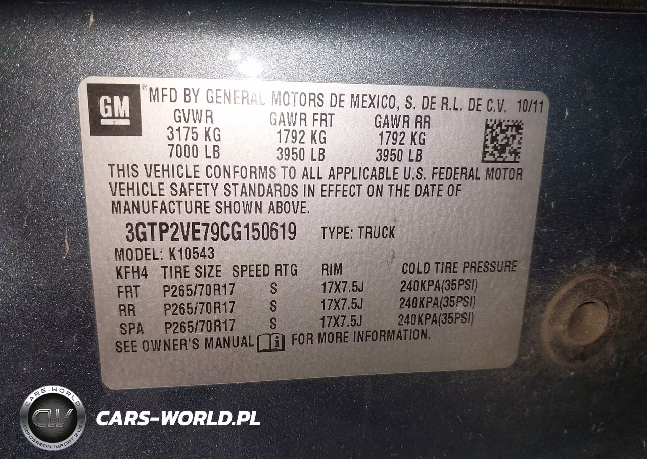 2012 GMC Sierra 1500 Sle VIN:3GTP2VE79CG150619 - 9